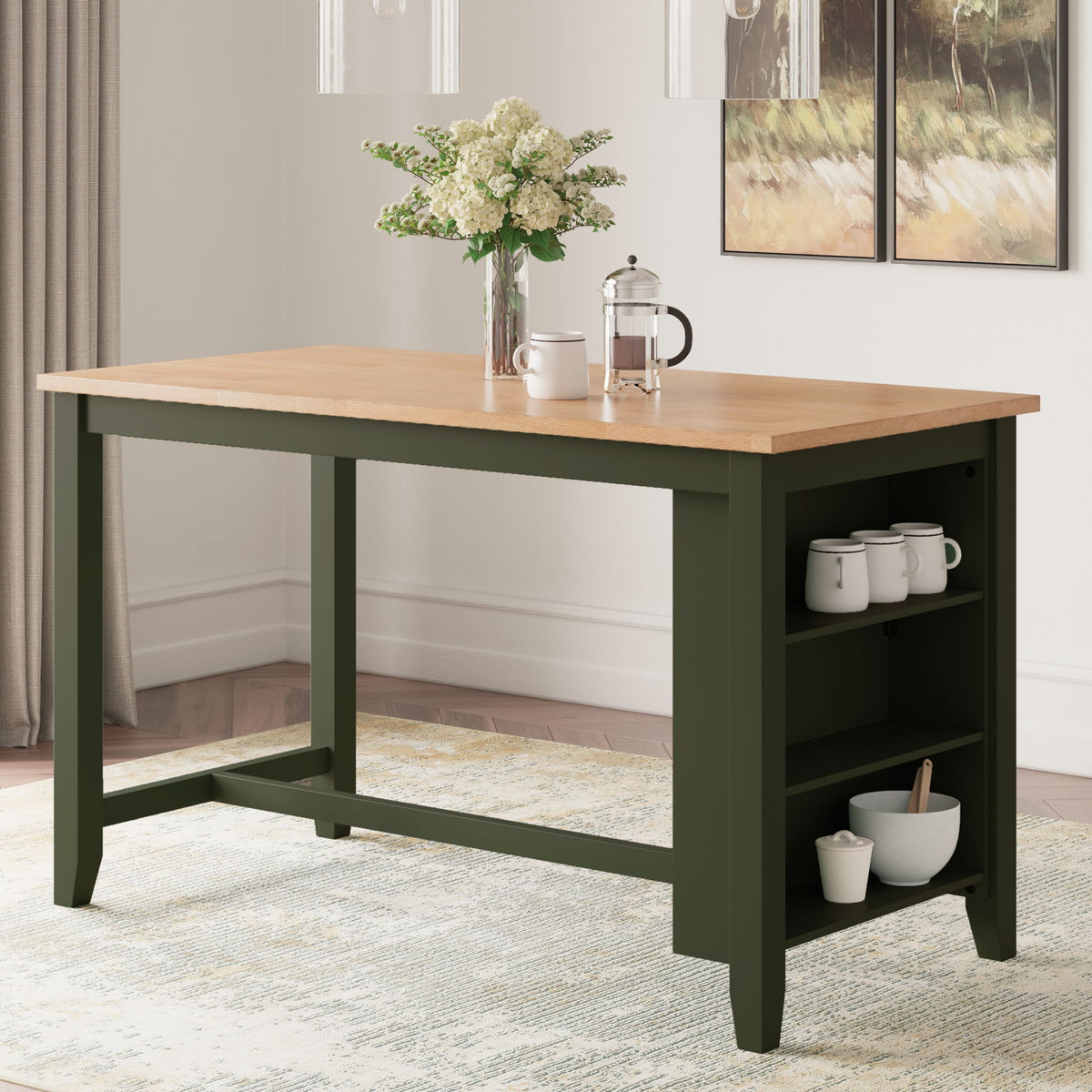 Gesthaven - Rectangular Dining Room Counter Table