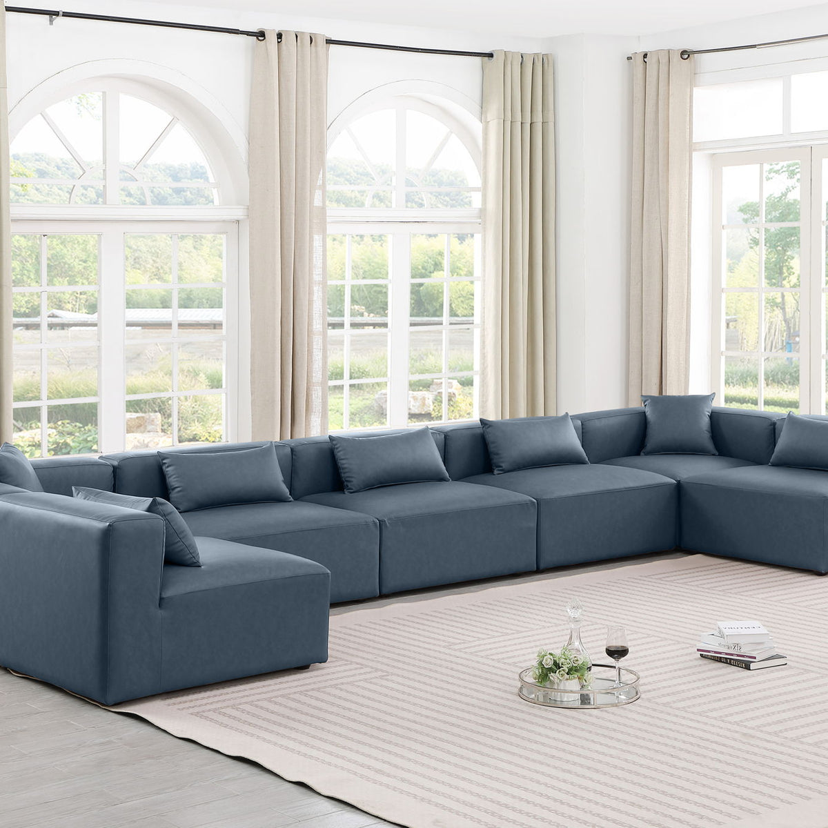 Cube - 7 Piece Modular U-Shaped Sectional