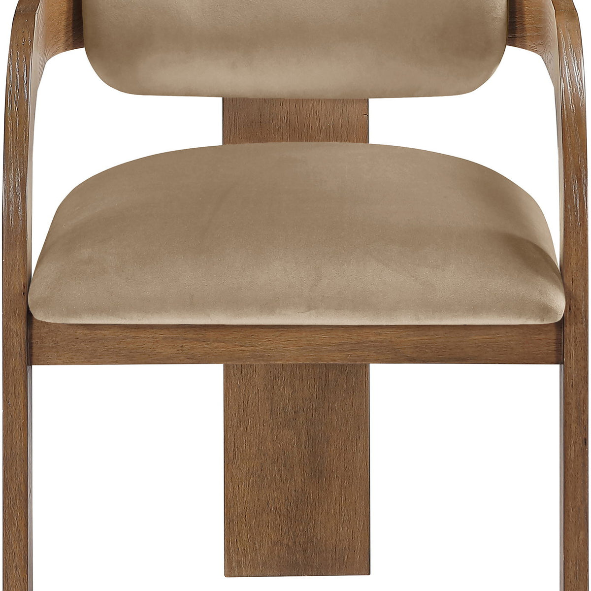 Cedra - Velvet Performance Fabric Upholstered Dining Chair (Set of 2) - Brown Frame