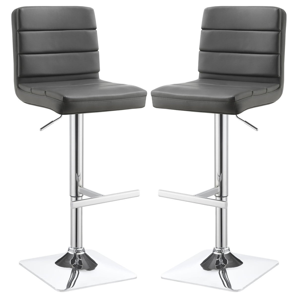Adjustable Bar Stool (Set of 2) - Gray