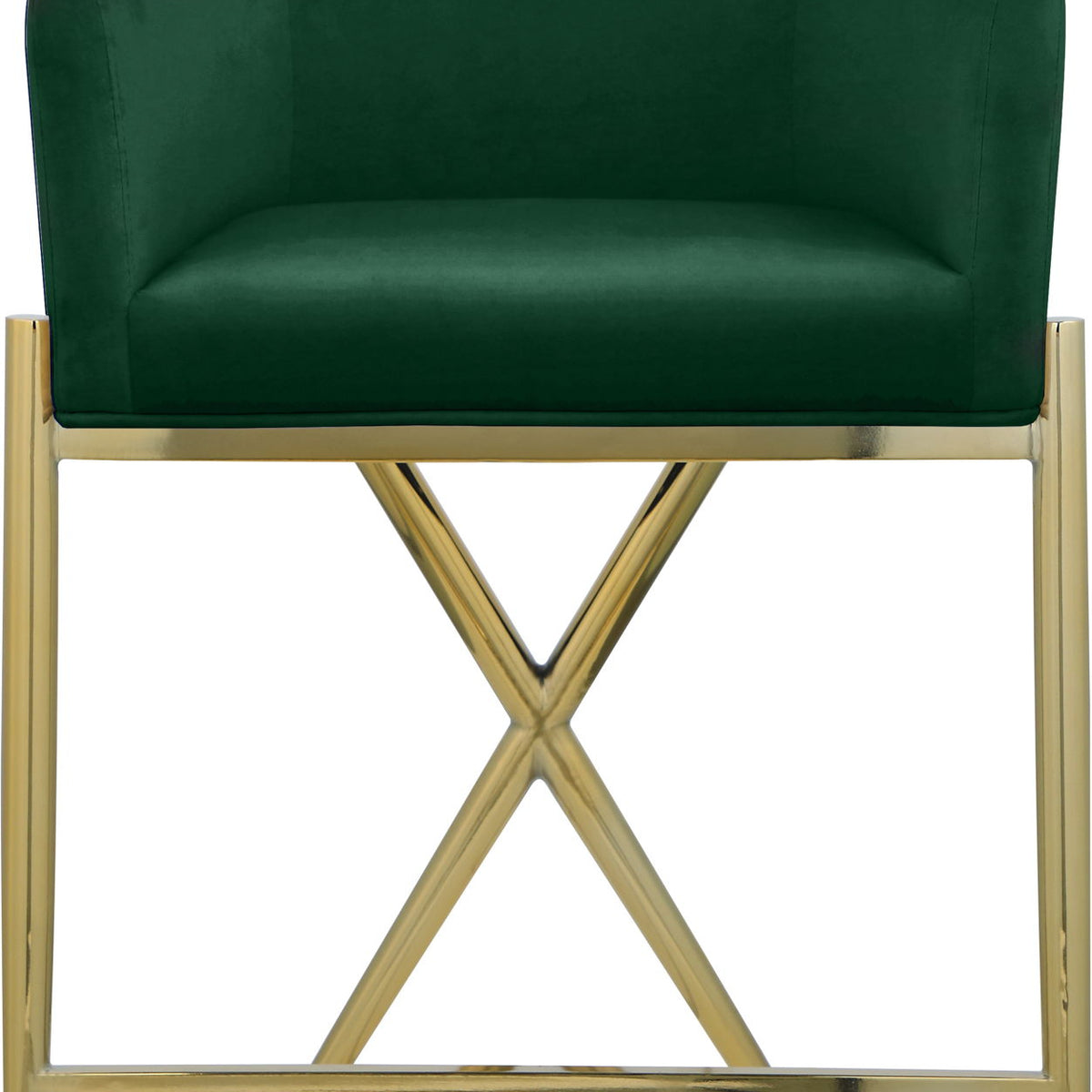 Xavier - Counter Stool with Gold Legs