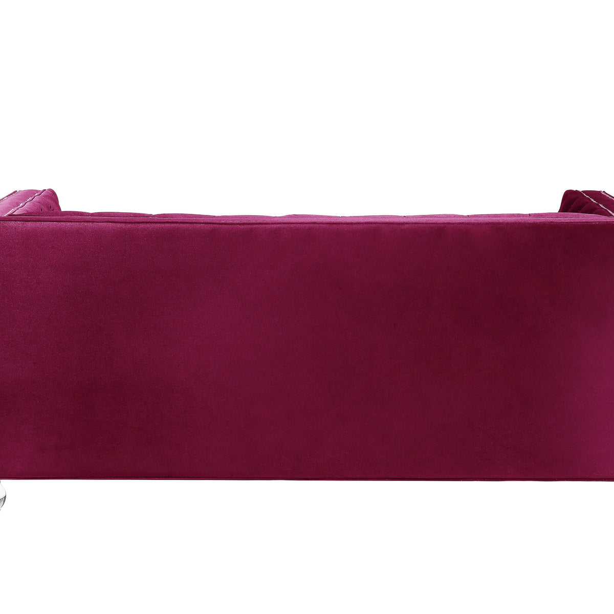 Heibero Loveseat - With 2 Pillows - Burgundy