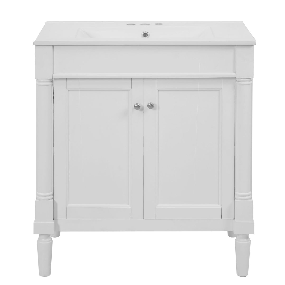 Bathroom Vanity Cabinet With Sink, Soft Close Doors, Storage Cabinet