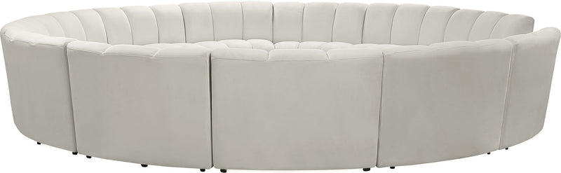 Infinity - 12 Piece Velvet Modular Sectional