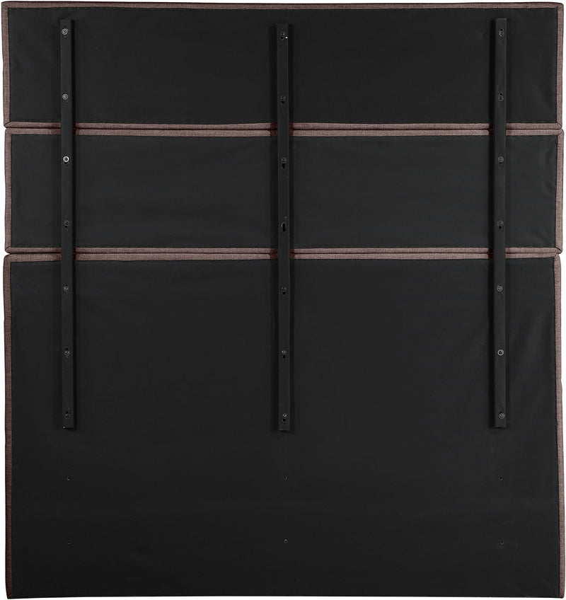 Adam - Linen Fabric Bed With 89" Headboard