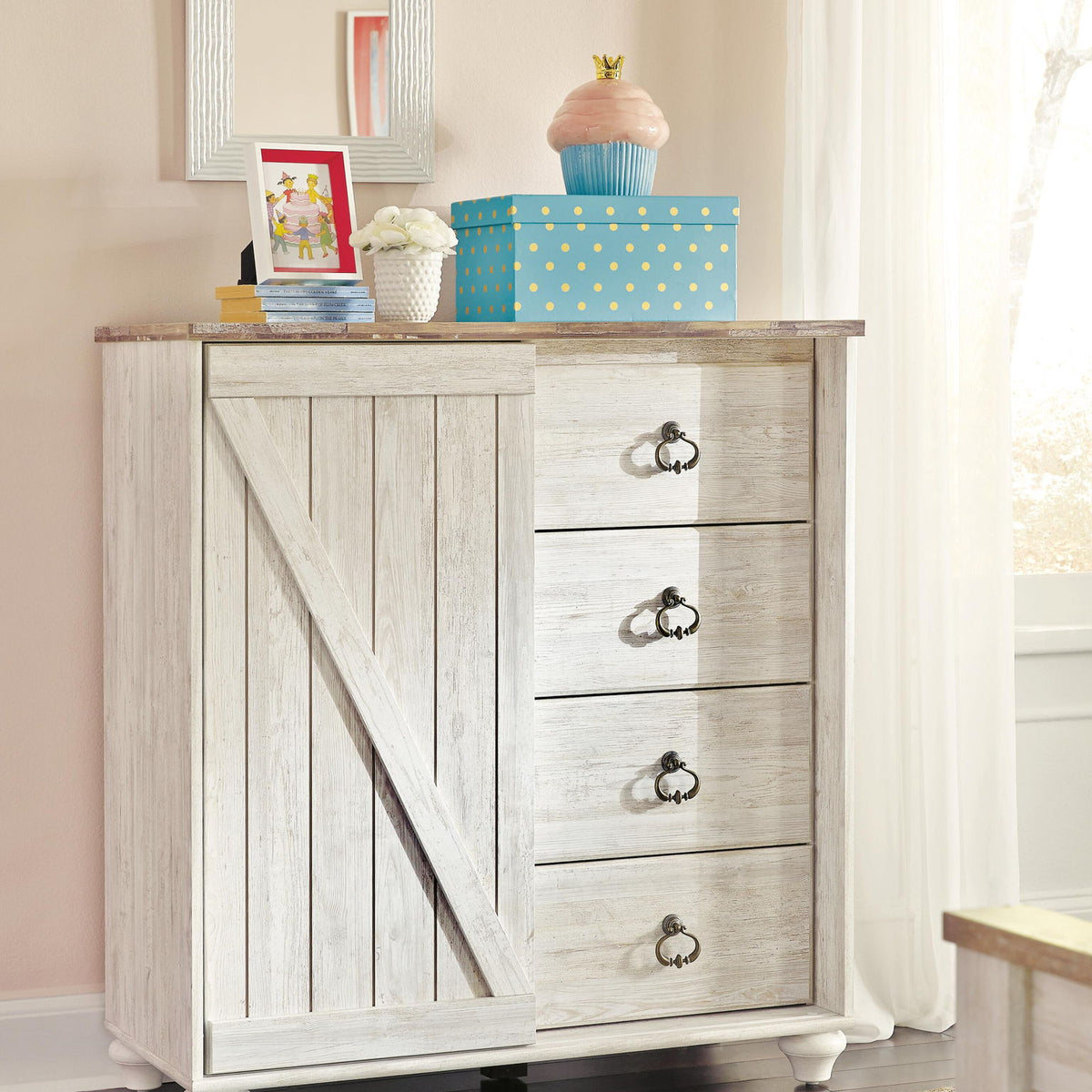 Willowton - Dressing Chest - Whitewash