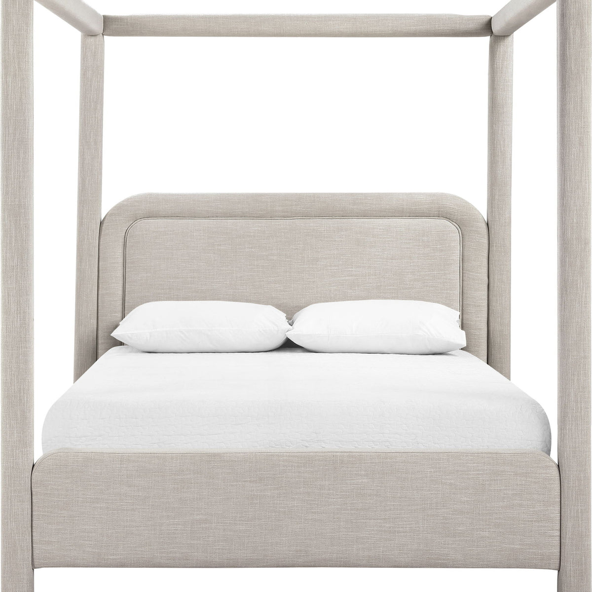 Salina - Linen Textured Fabric Upholstered Bed