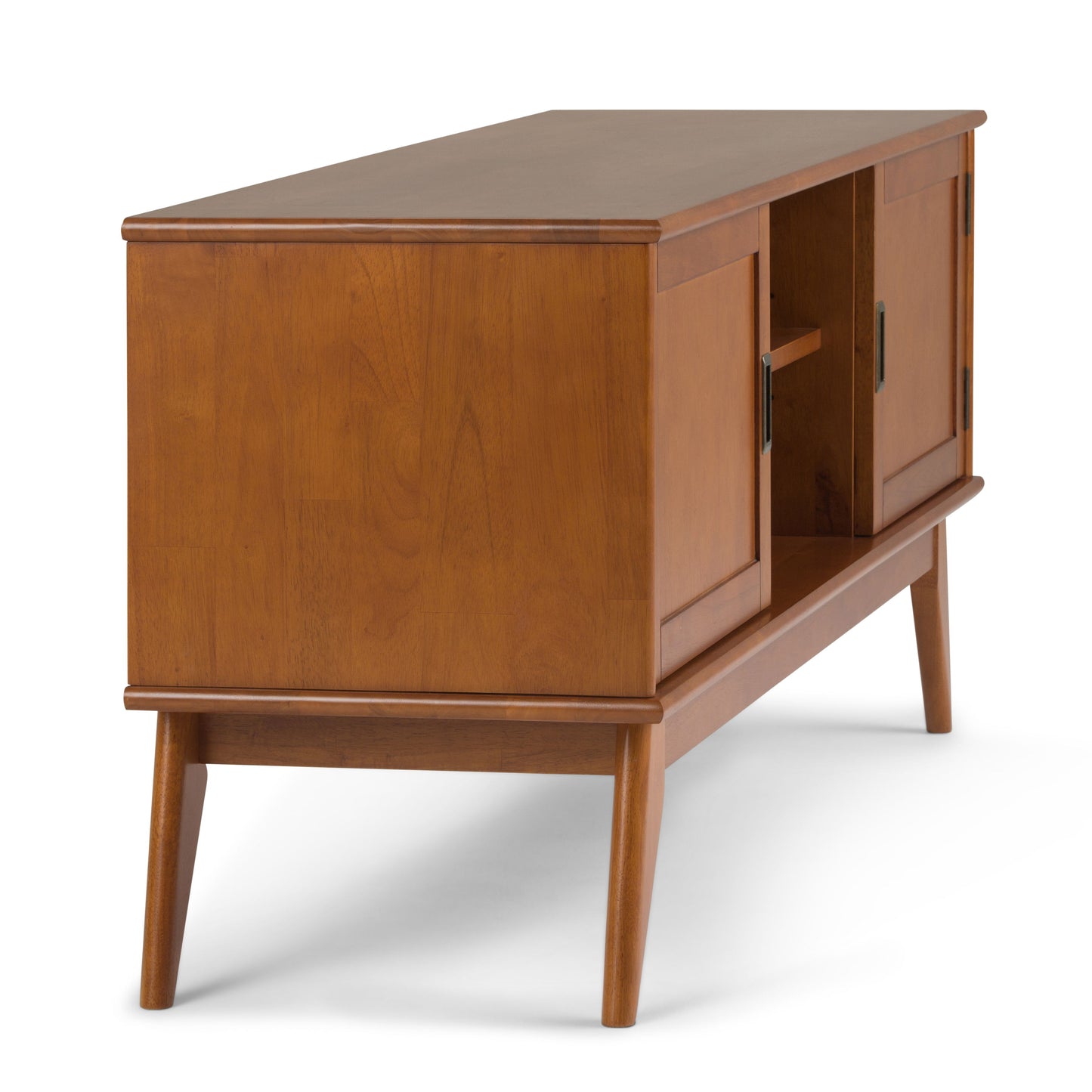 Draper - Handcrafted Mid Century Low TV Media Stand