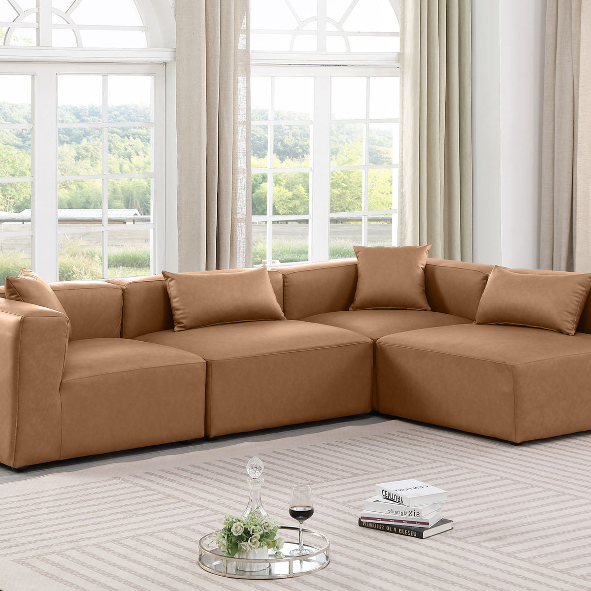 Cube - 4 Piece Modular Corner Sectional