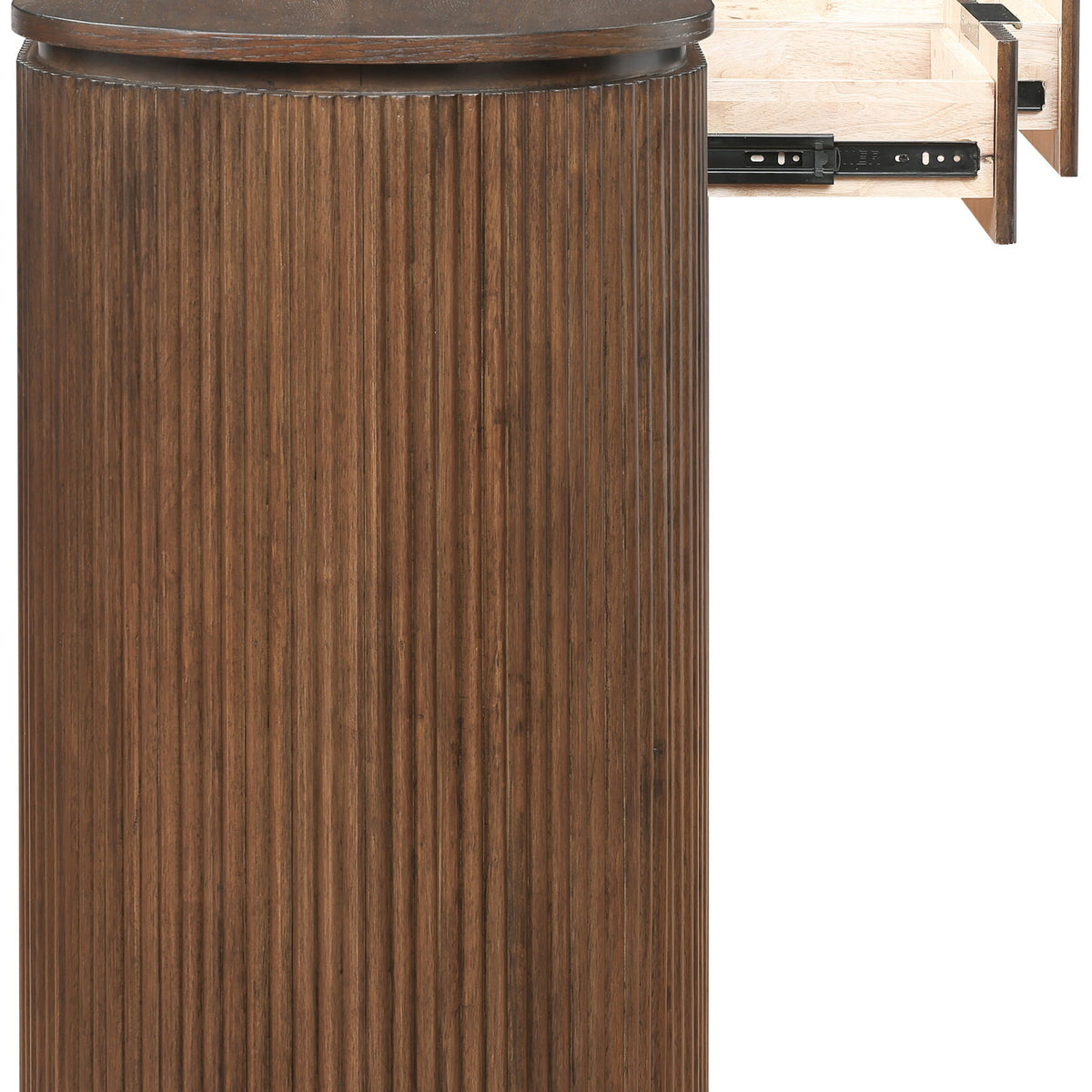 Astrid - Solid Wood And Oak Veneer Desk