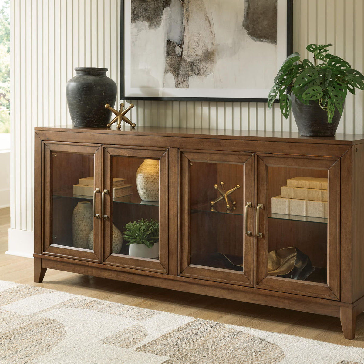 Annswick - Accent Cabinet - Medium Brown