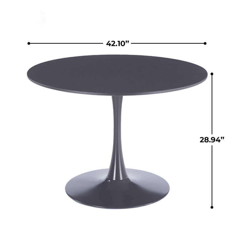 Round Tulip Table, Pedestal Design