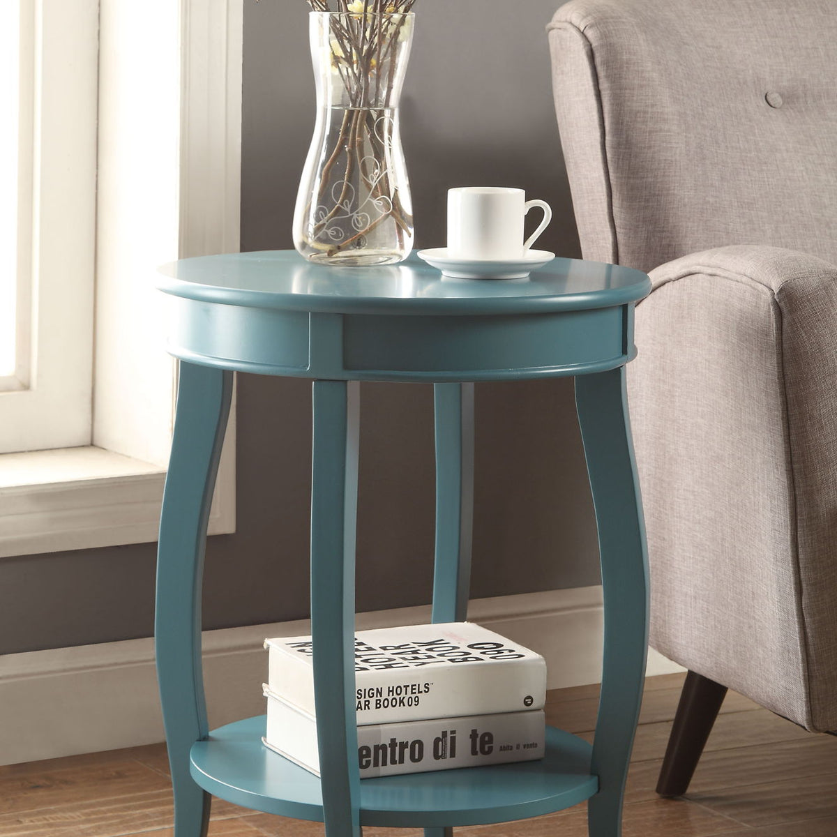 Aberta - Accent Table - Teal