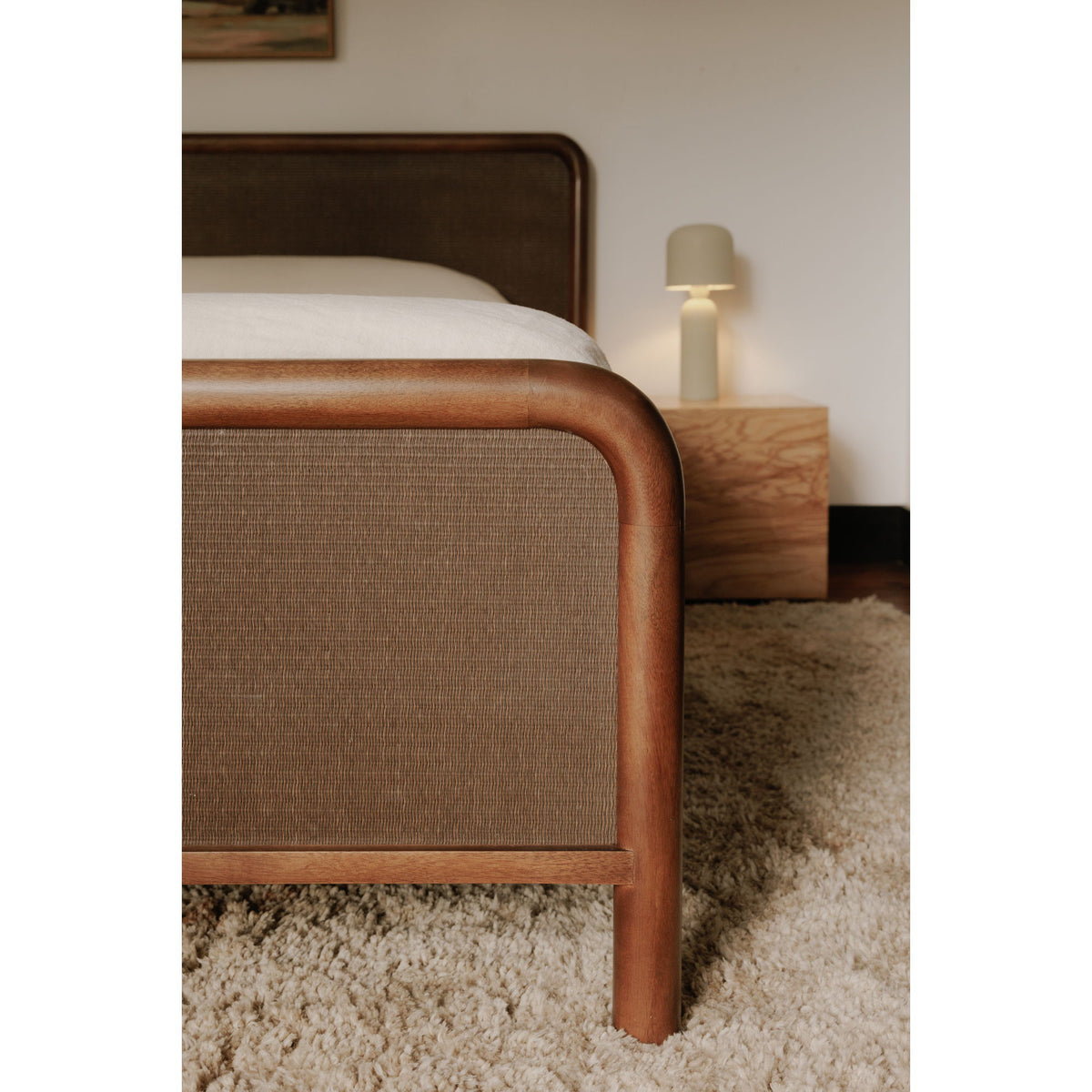 Rye - King Bed - Warm Brown