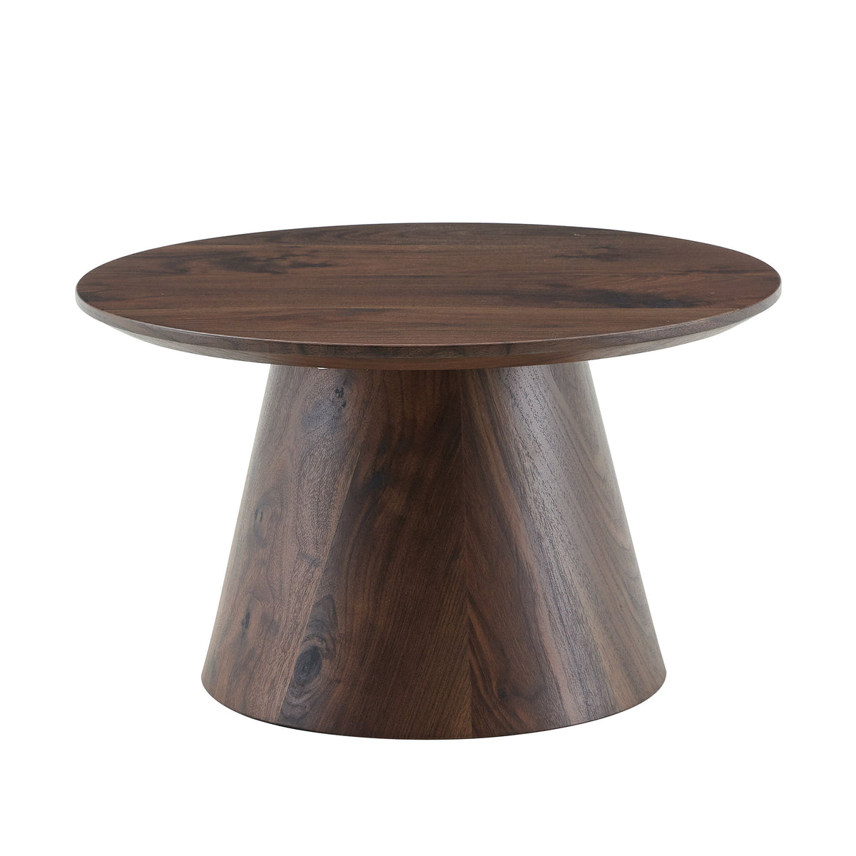 Circular Coffee Table With Adjustable Feet