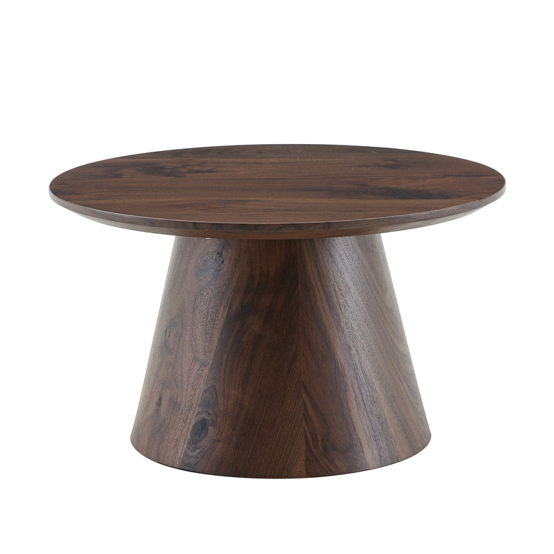 Circular Coffee Table With Adjustable Feet