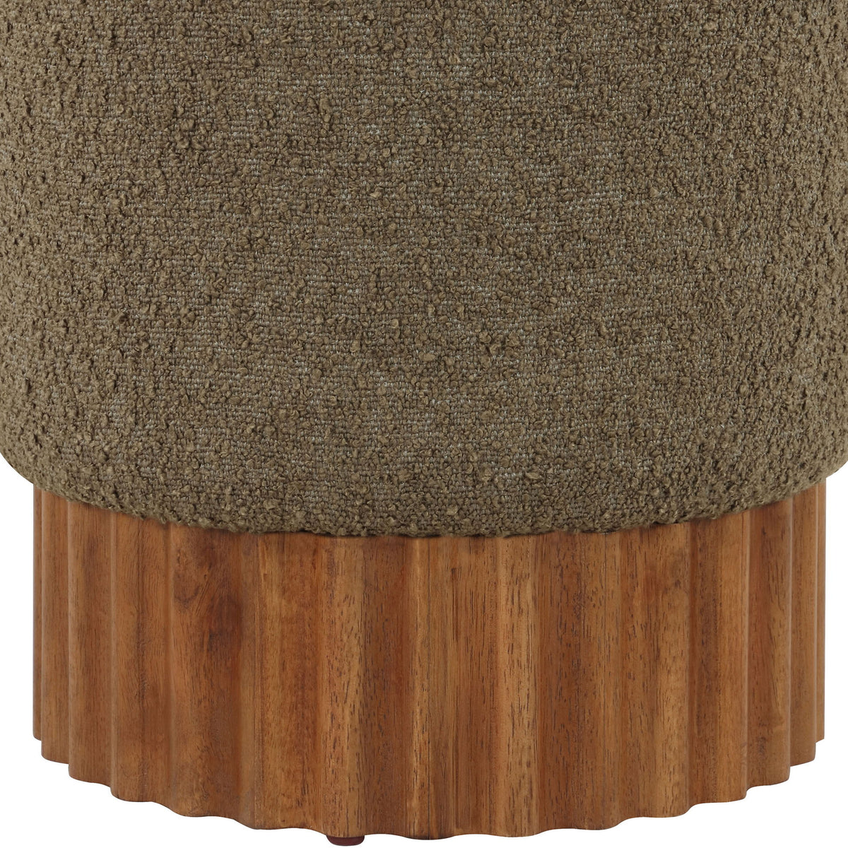 Veranda - Ottoman / Stool With Brown Base