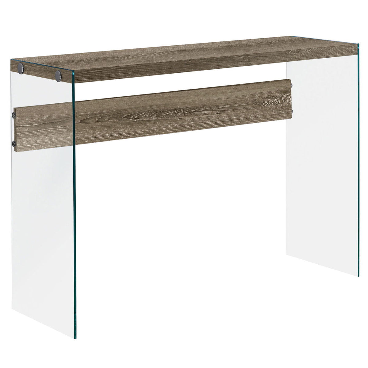 Accent Console Table For Entryway, Glossy Spacious Surface