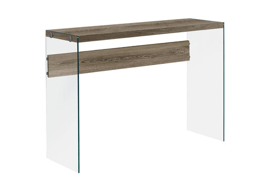 Accent Console Table For Entryway, Glossy Spacious Surface