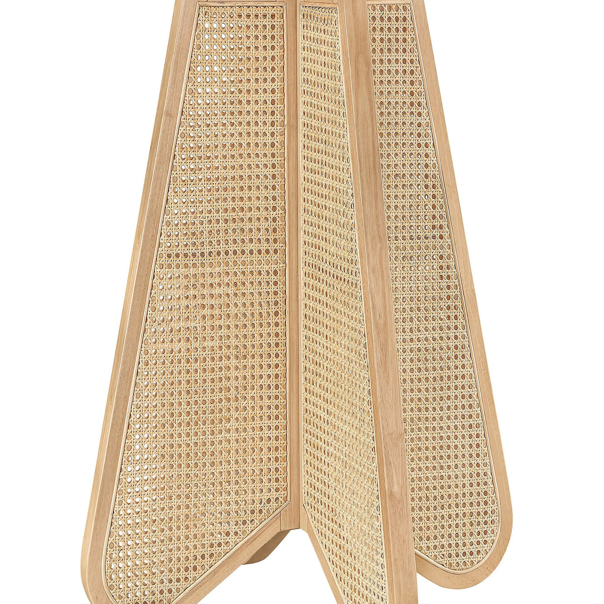 Butterfly - Solid Wood And Natural Cane Table With Natural Top