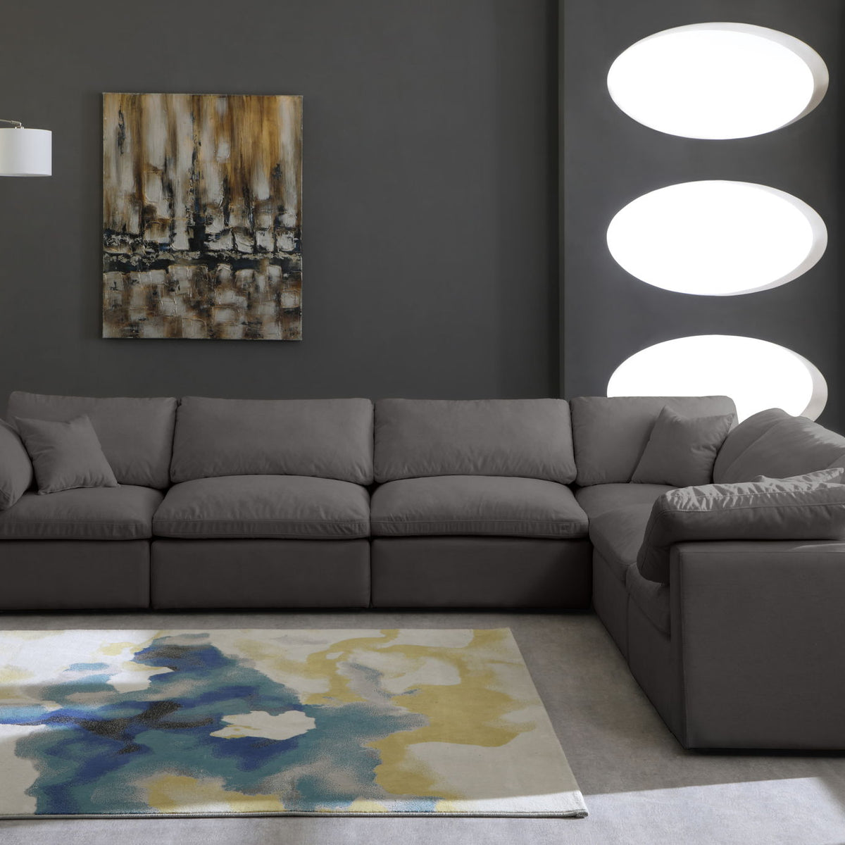 Plush - 6 Piece Modular Sectional