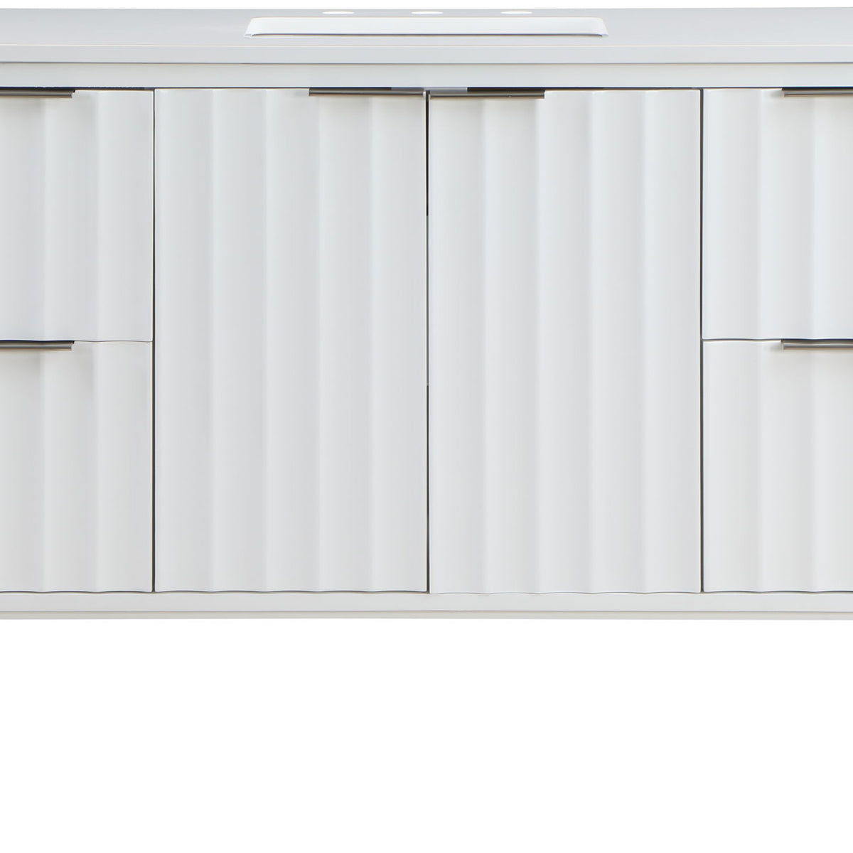 Modernist - Bathroom Vanity With Chrome Legs