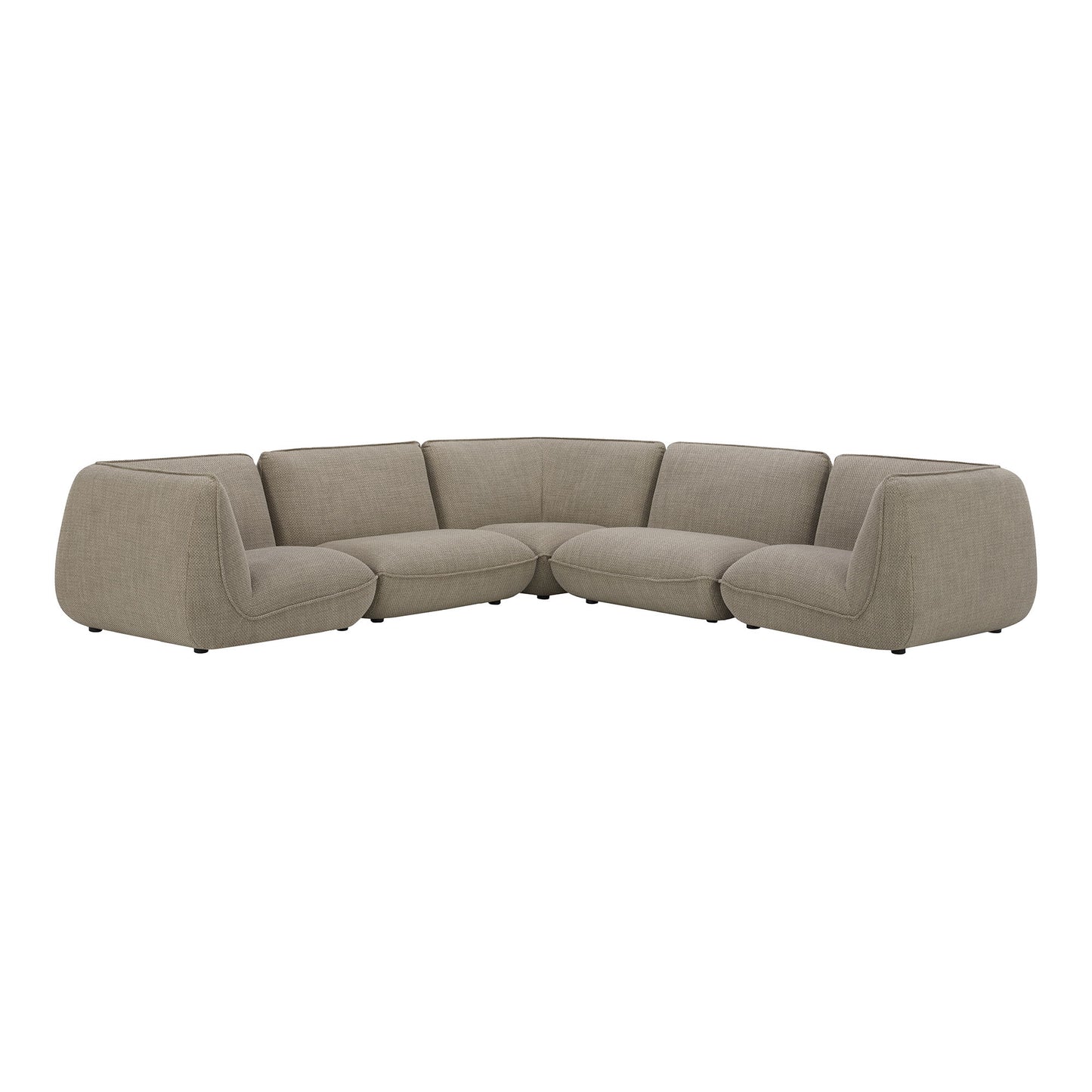 Zeppelin - Classic L Modular Sectional - Dark Gray