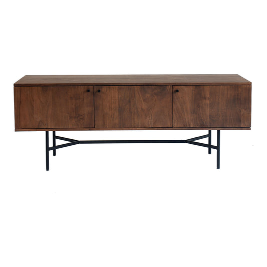 Beck - Media Cabinet - Dark Brown