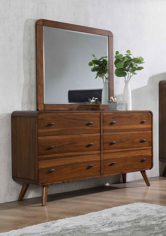 Robyn - 6-Drawer Bedroom Dresser And Mirror