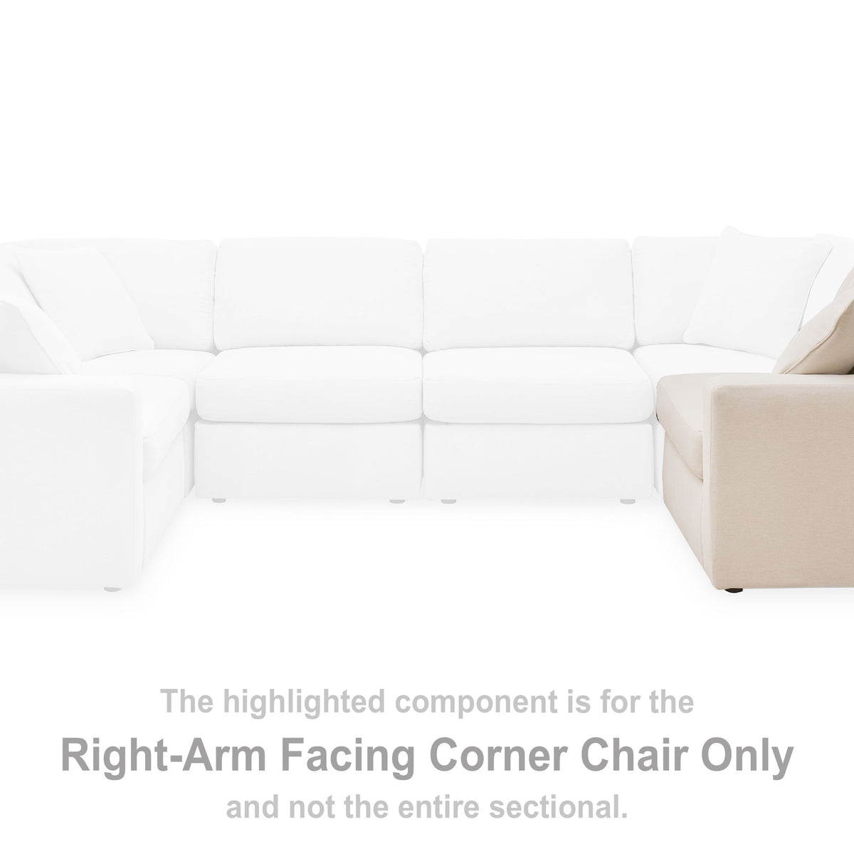 Modmax - Oyster - Raf Corner Chair