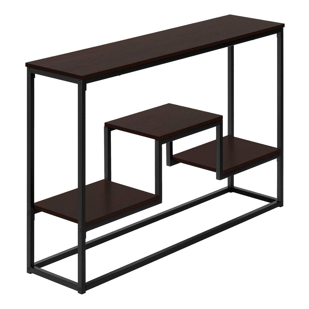 Accent Console Table For Entryway, Multi-Tier Design