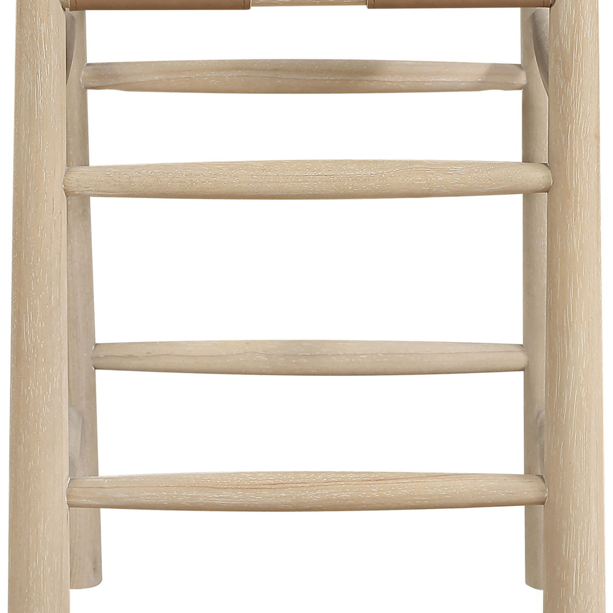 Santos - Backless Counter Stool With Stained Natural Base