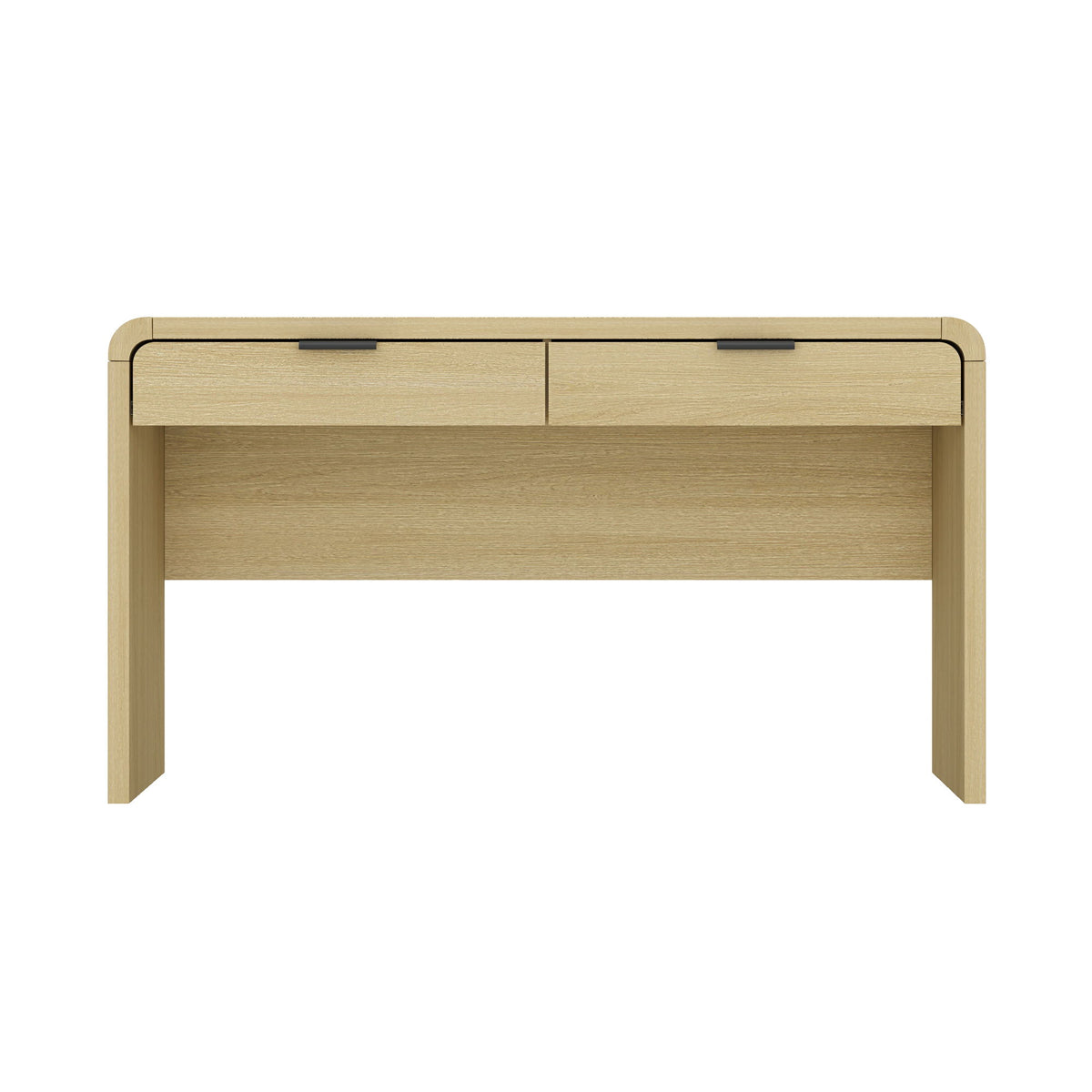 Grace - 2-Drawer Office Desk - Natural Oak