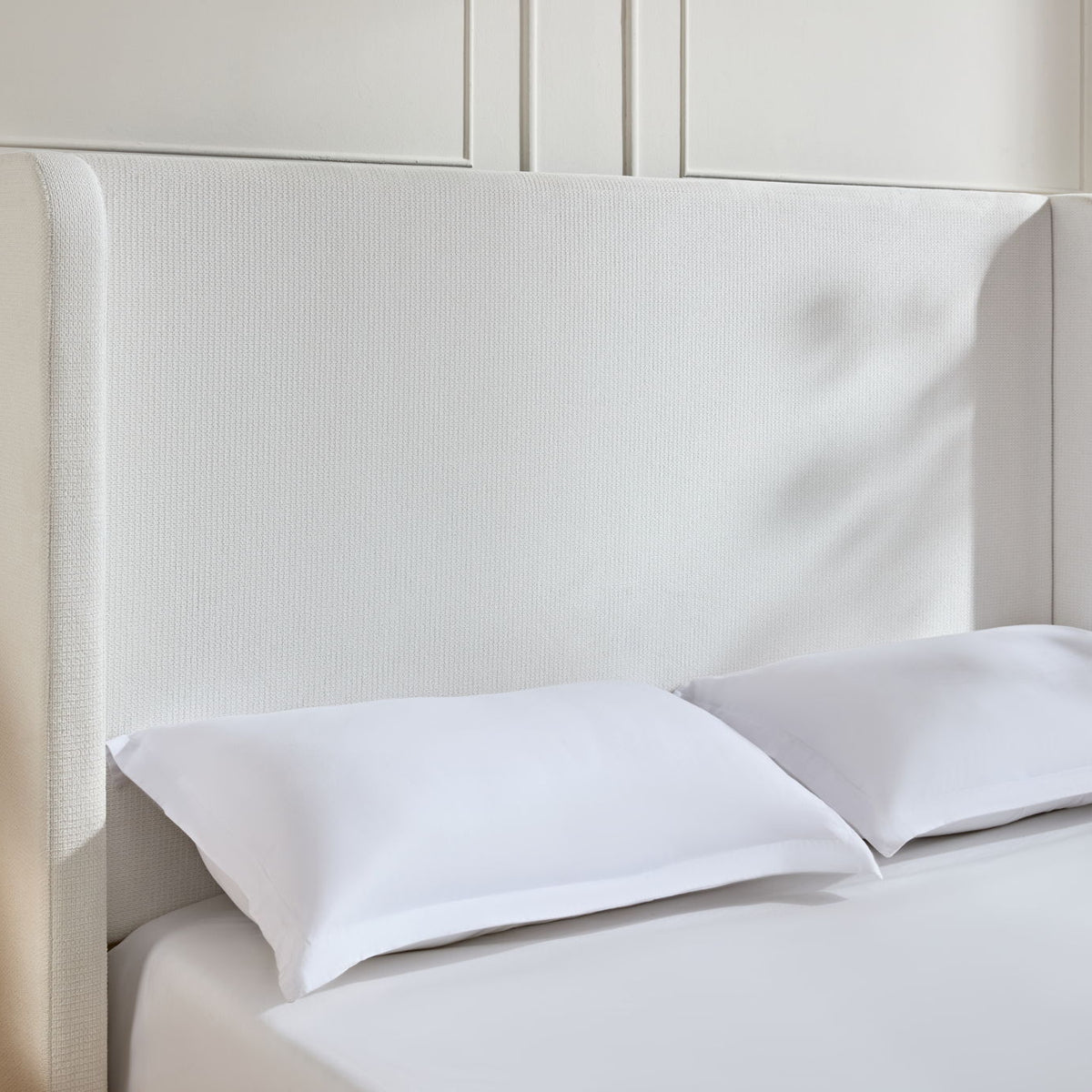 Harper - Tall Headboard Upholstered Bed / High Headboard / Elegant Simplicity / No Box Spring Needed