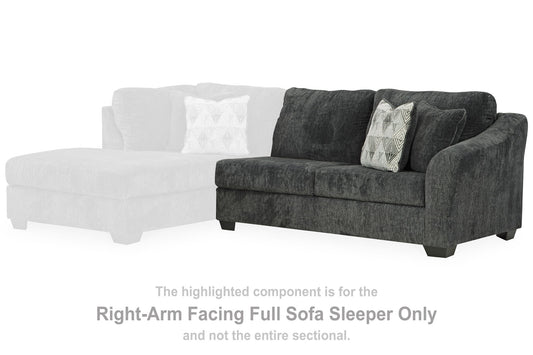 Biddeford - Raf Full Sofa Sleeper - Shadow