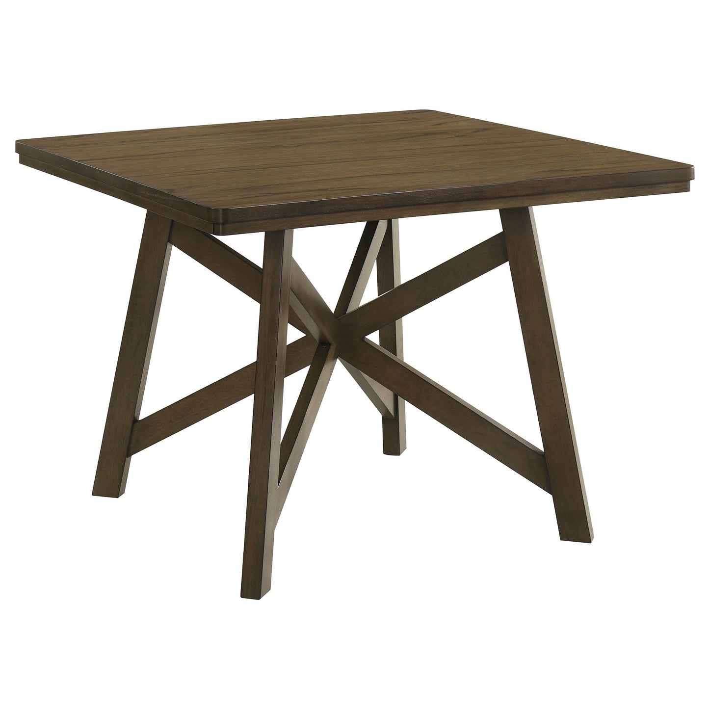 Canfield - Square Counter Height Dining Table - Brown