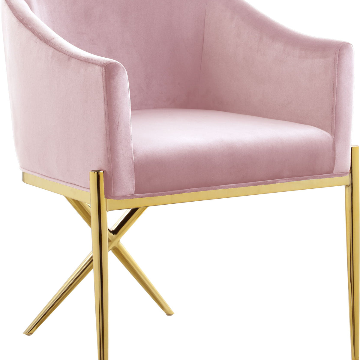 Xavier - Dining Chair with Gold Legs