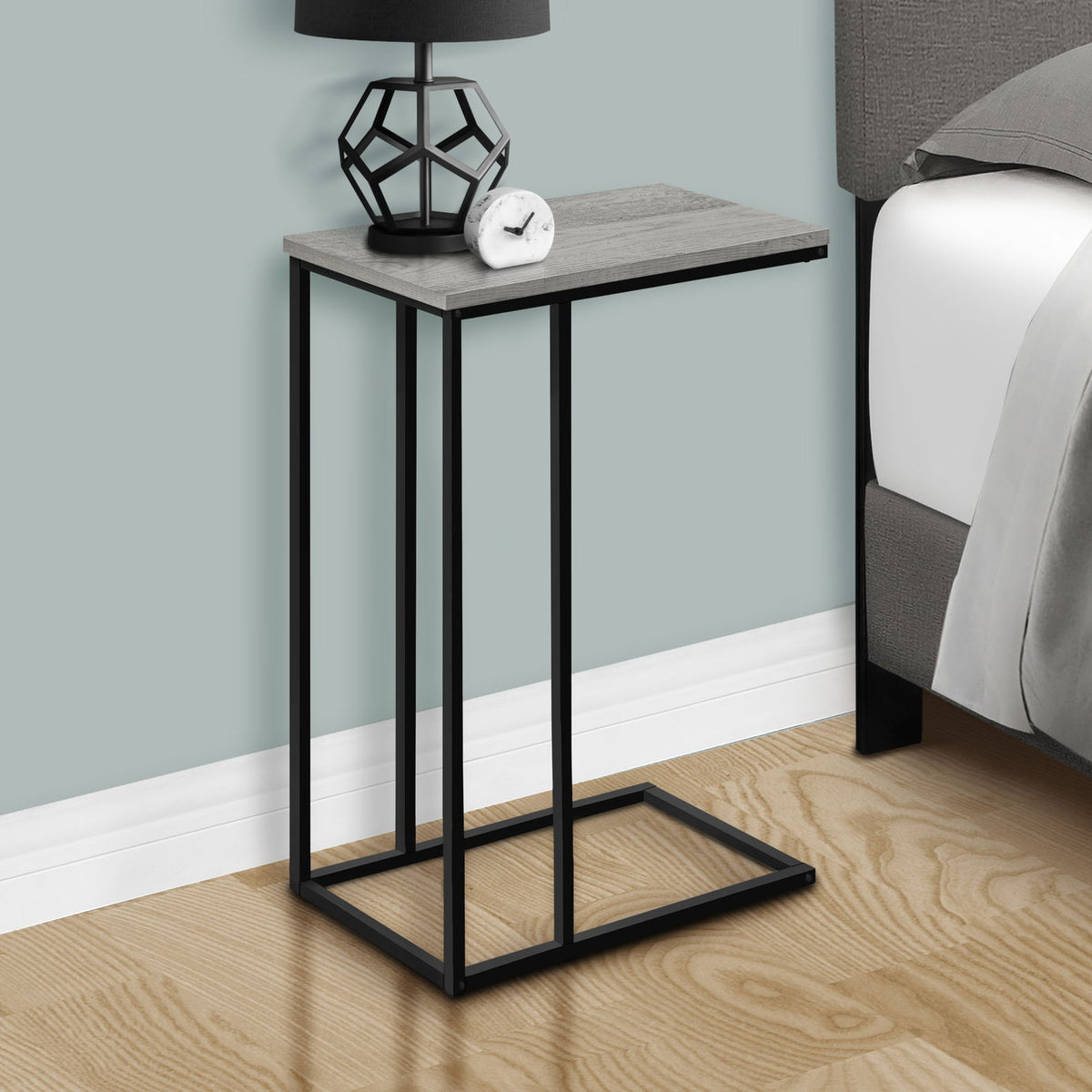 Accent Table, C - Shaped, Space-Saving Functionality