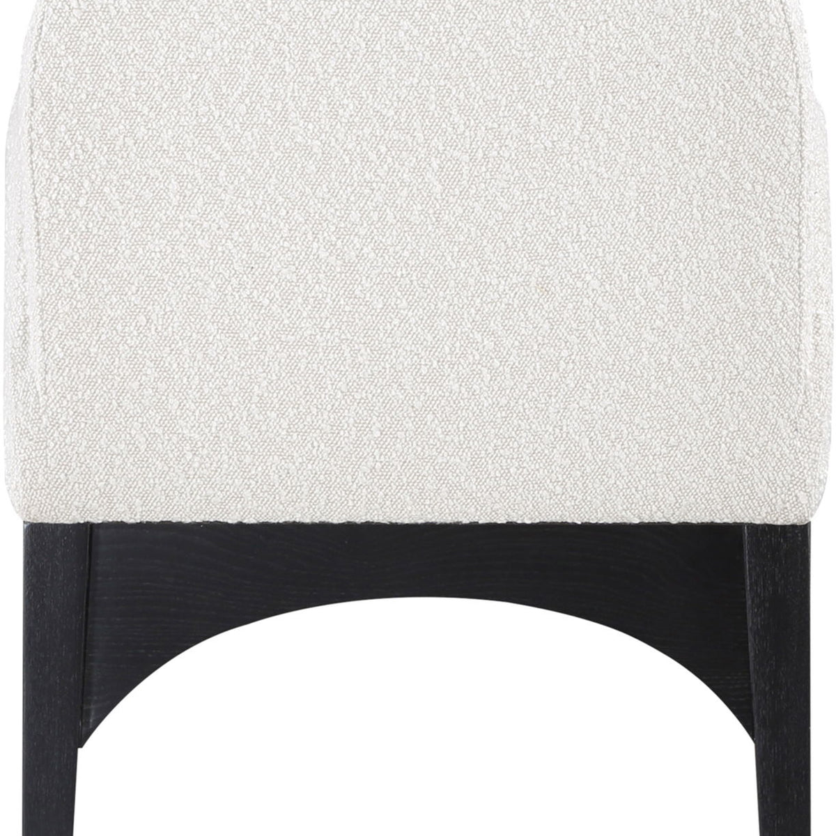 Waldorf - Boucle Dining Arm Chair With Black Legs