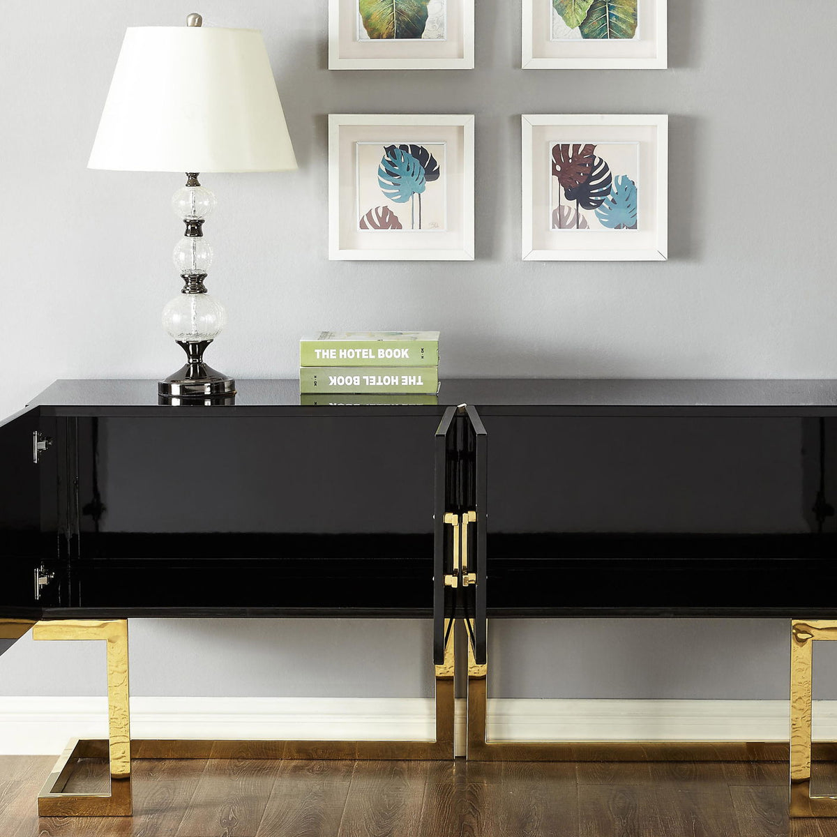 Beth - Sideboard with Gold Legs