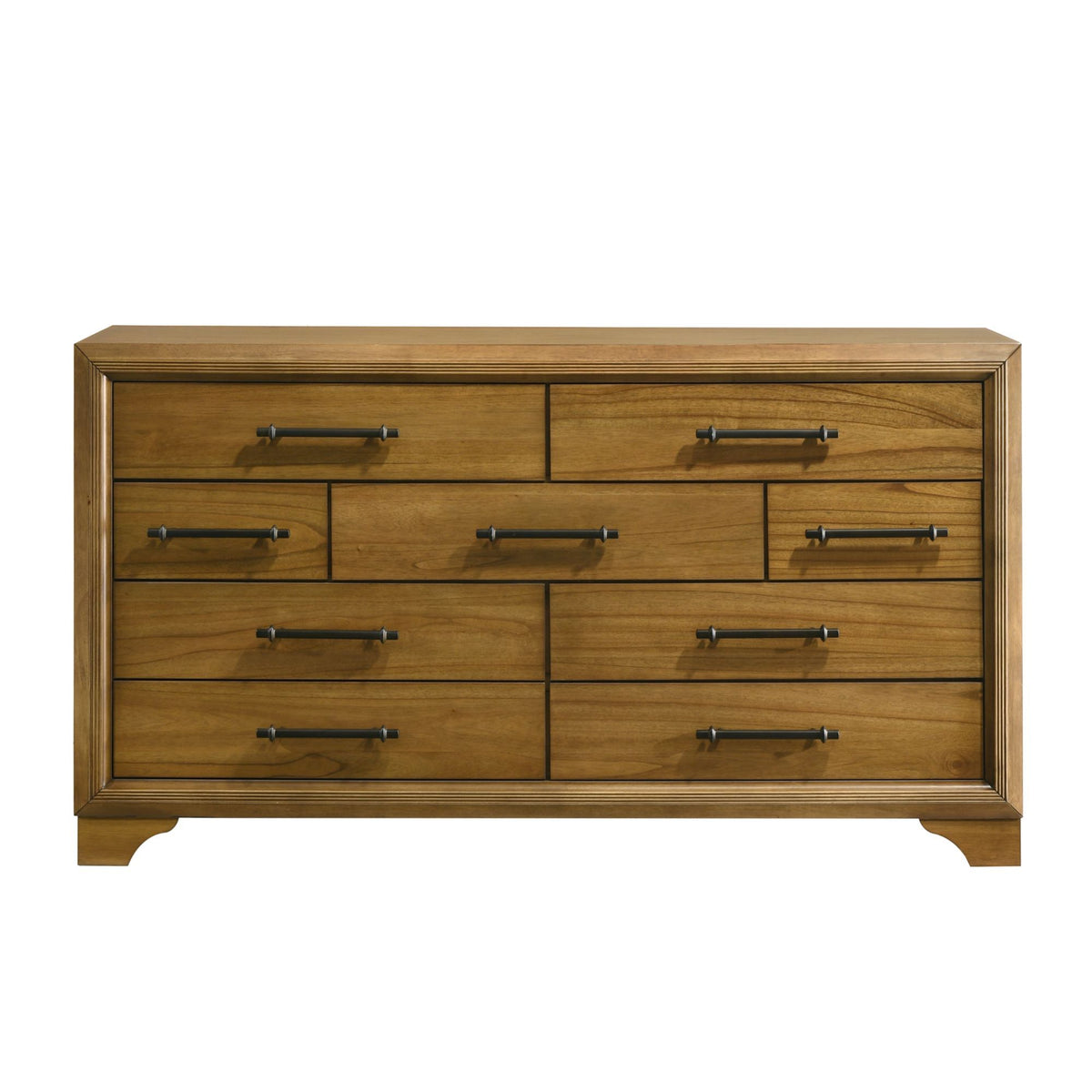 Harmony - 9-Drawer Dresser - Walnut