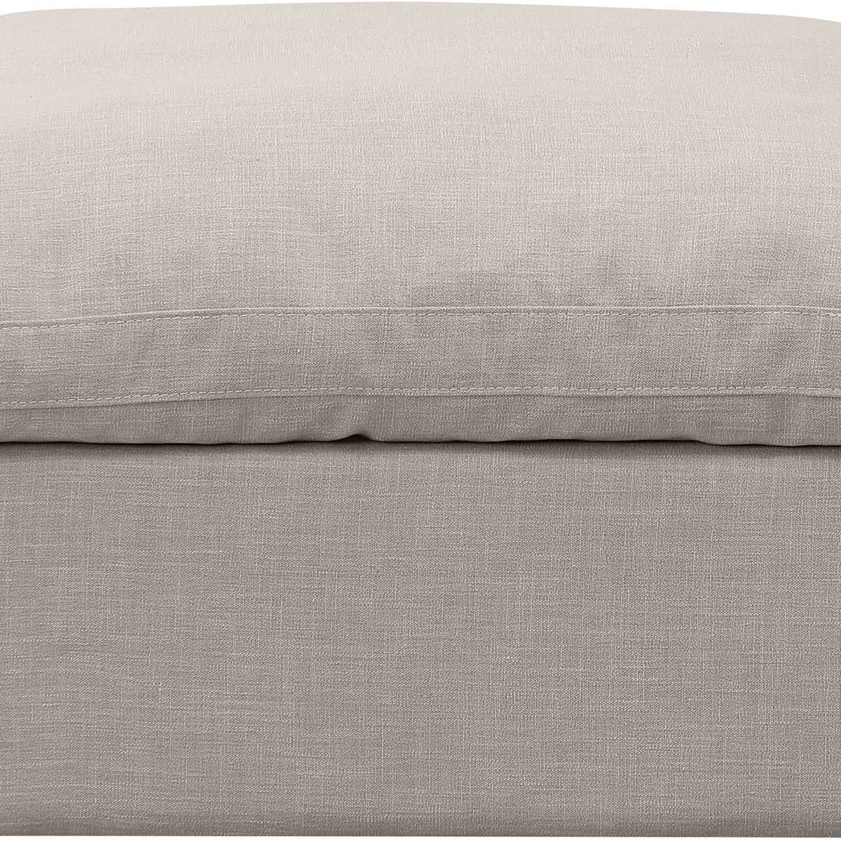 Indulge - Linen Ottoman