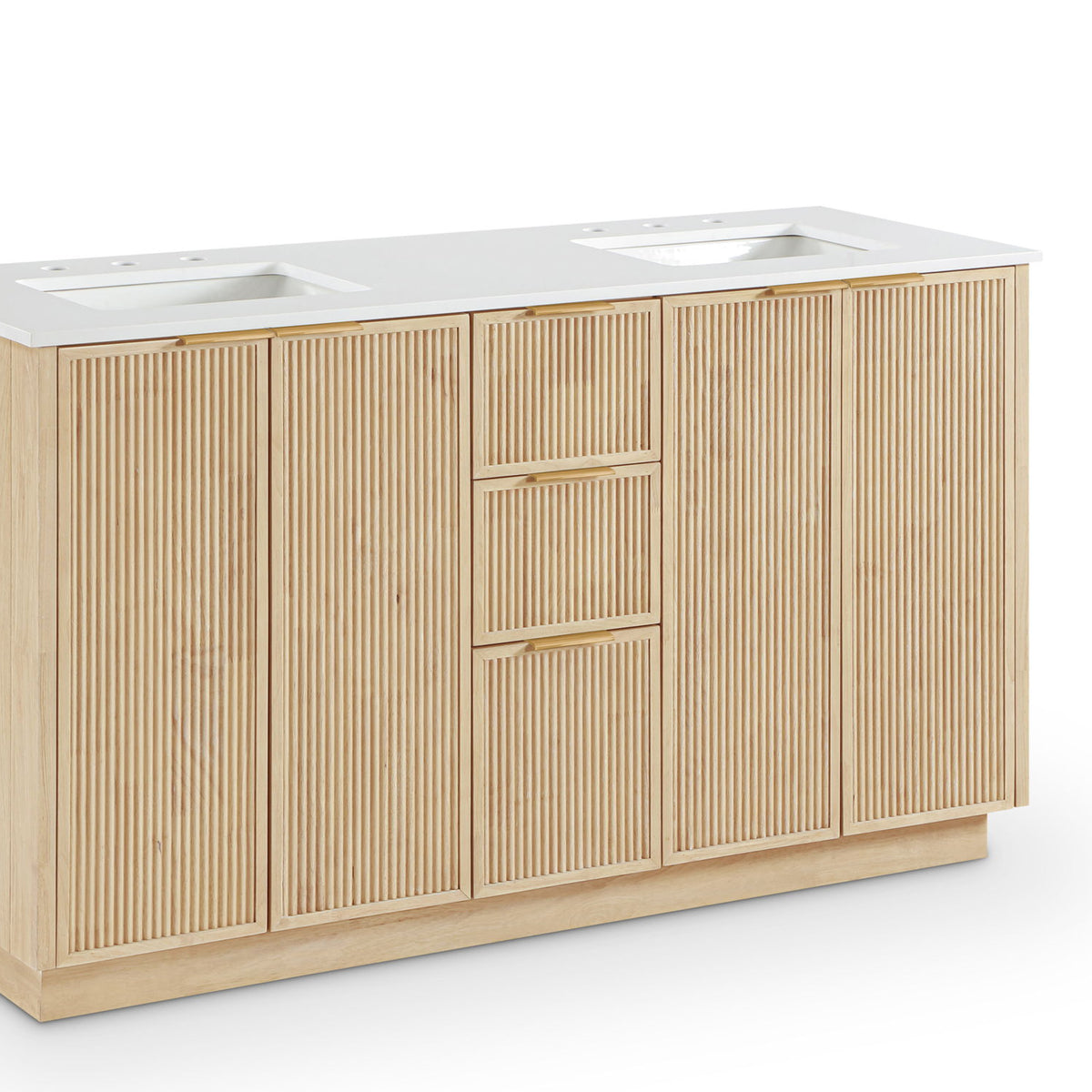 Willard - Engineered Stone And Solid Wood Bathroom Vanity