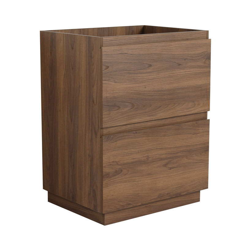 Modern Freestanding Bathroom Vanity Cabinet With Double Drawer
