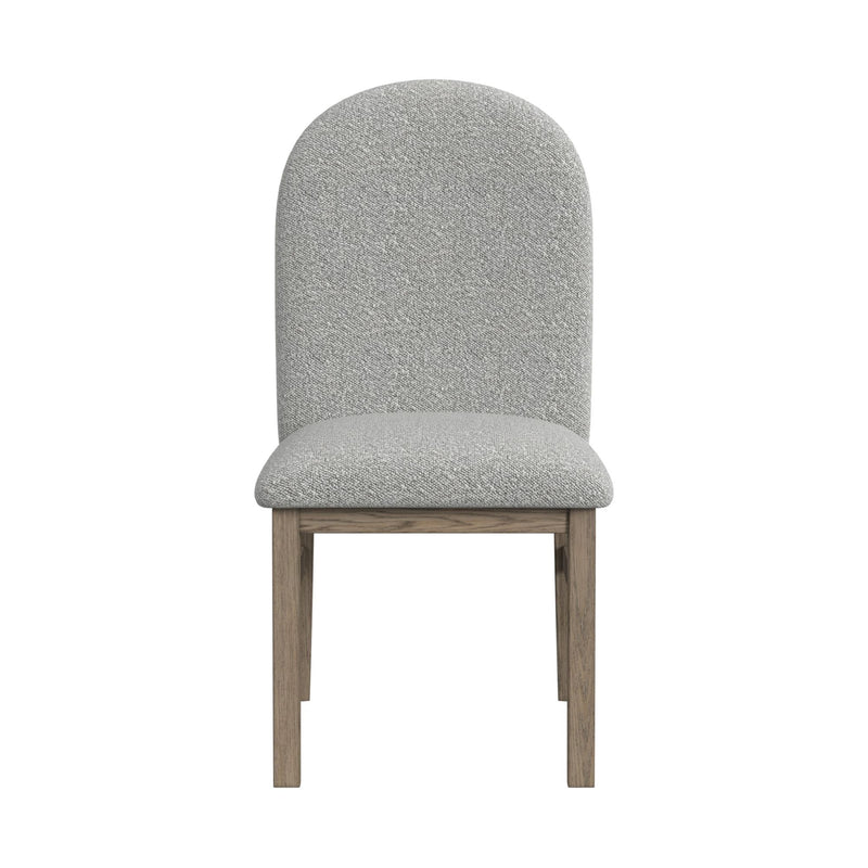 Portland - Round Back Side Chair (Set of 2) - Gray