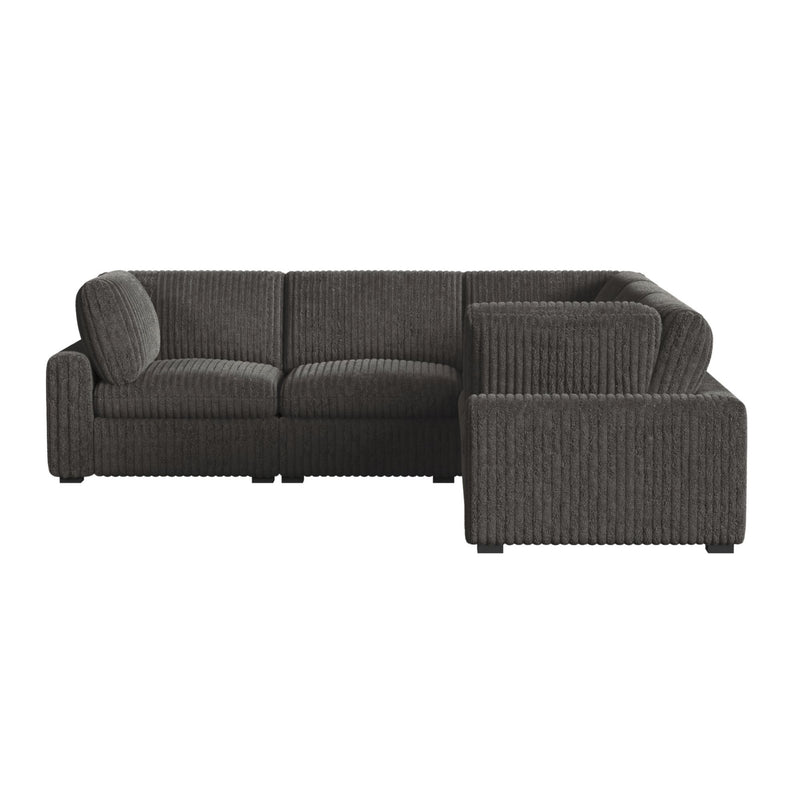 Esprit - Modular Armless Chair - Grand Cord Charcoal