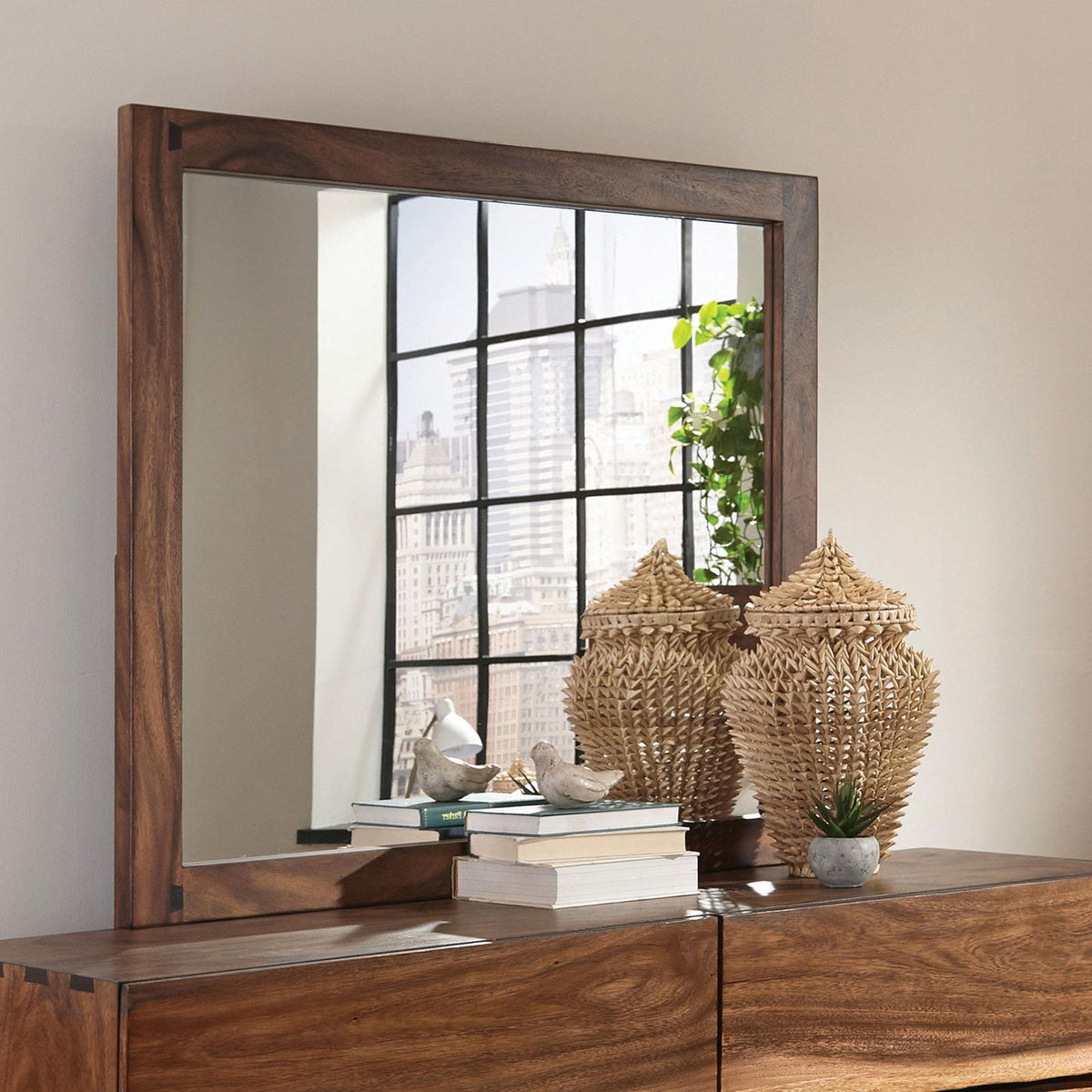 Winslow Dresser Mirror Smokey Walnut