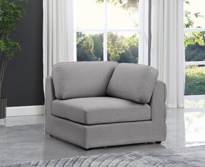 Beckham - Corner Chair - Gray