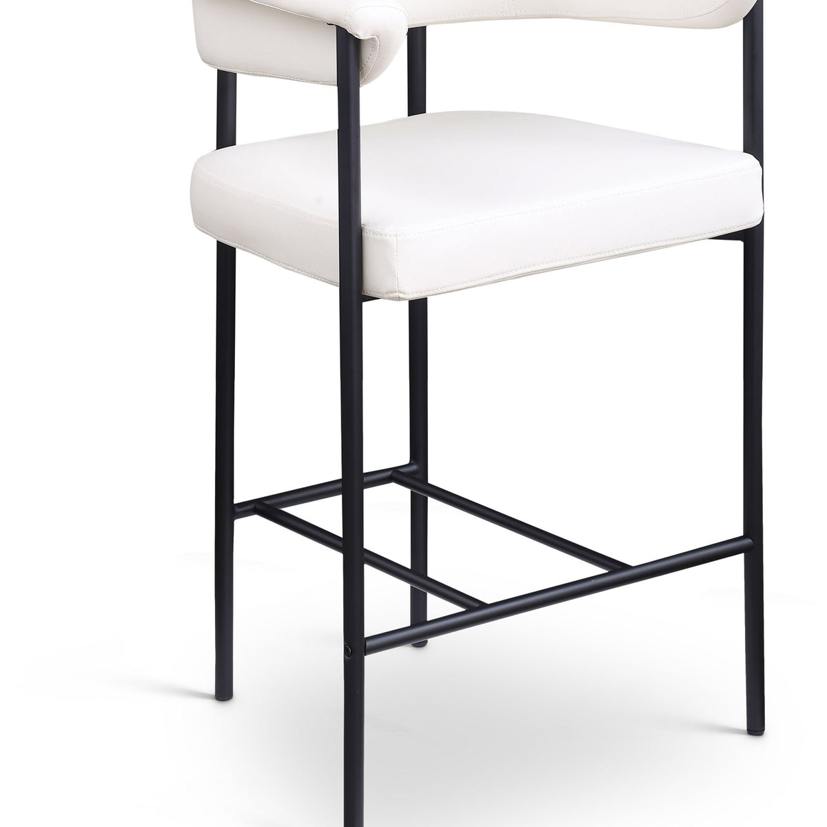 Malin - Faux Leather Counter Stool (Set of 2)