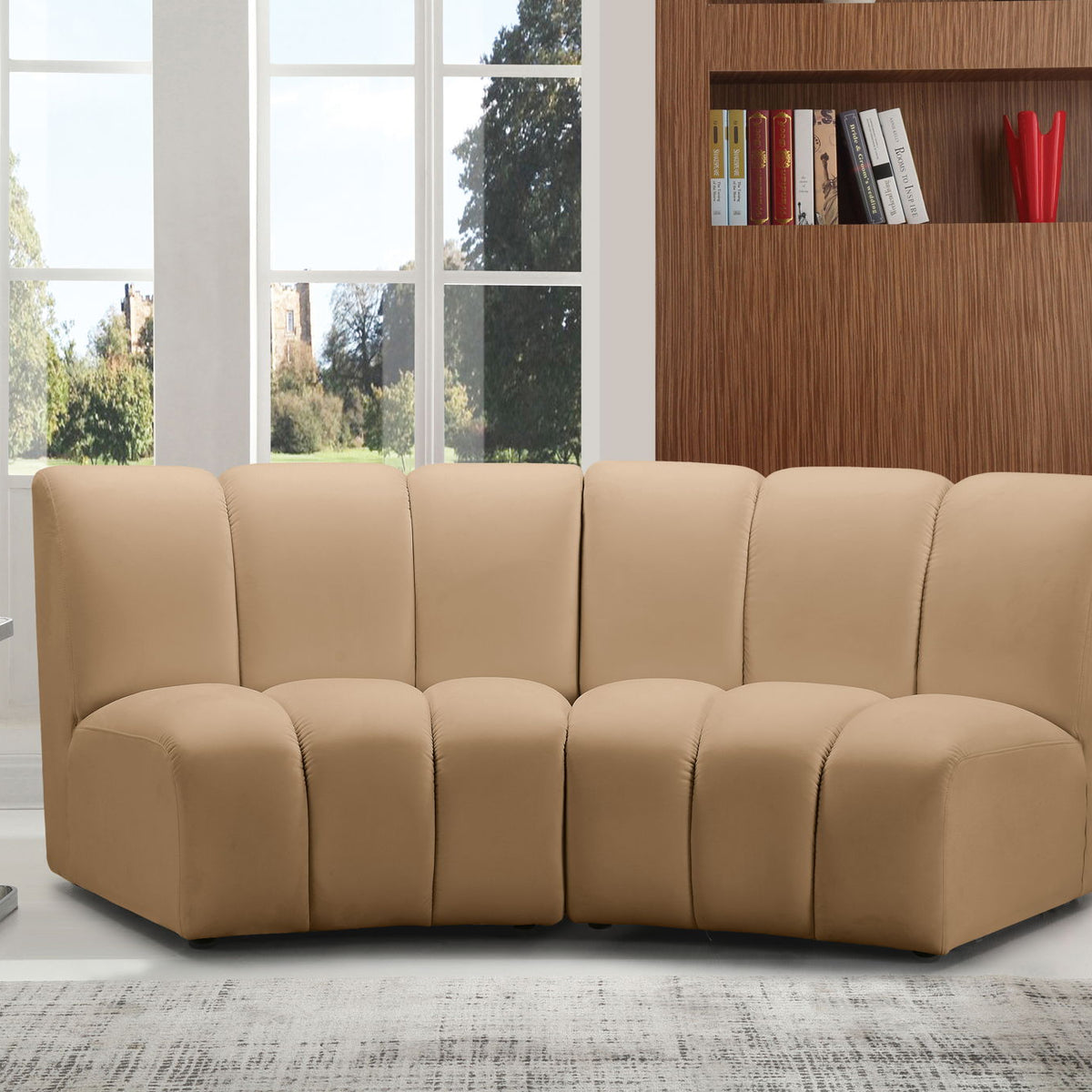 Infinity - 2 Piece Modular Sectional - Camel